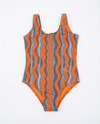 Wavy Days Girls Swimsuit