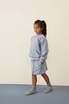 Gray Label Dropped Shoulder Sweater GOTS - Stone Gray