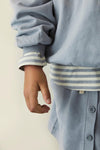 Gray Label Dropped Shoulder Sweater GOTS - Stone Gray