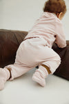 Gray Label Baby Booties GOTS - Faded Pink