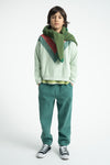 Sweatshirt | Mint Green w/ Multicolor Triangle Print