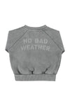Sweatshirt | Grey w/ Sun & Cloud Print