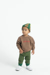 Sweatshirt | Brown w/ Captain Print
