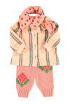 Baby Shirt | Light Pink w/ Double Stripes