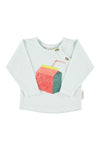 Longsleeve T-Shirt | Light Grey w/ Multicolor Juice Box Print baby