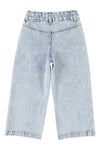 Flare Trousers | Fadded Light Blue Denim