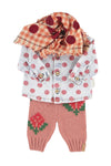 Jacket Shirt | Light Blue Denim w/ Red Dots baby