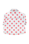Jacket Shirt | Light Blue Denim w/ Red Dots baby