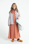 Jacket Shirt | Light Blue Denim w/ Red Dots