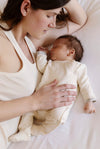 Gray Label Newborn Suit with Snaps GOTS - ורוד דהוי