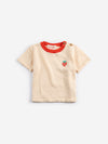 Pixel Strawberry knitted T-shirt