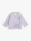 Bobo Choses crossed velvet T-shirt - Lavender