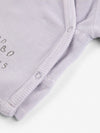 Bobo Choses crossed velvet T-shirt - Lavender