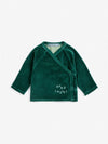Bobo Choses crossed velvet T-shirt - Green
