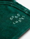Bobo Choses crossed velvet T-shirt - Green