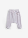 Bobo Choses velvet footed leggings - Lavender