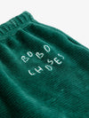 Bobo Choses velvet footed leggings - Green