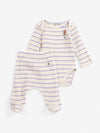 Mush Monster stripes gift set - Offwhite