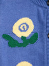 Stamp Bloom cardigan - Purple