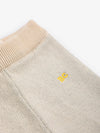 Stamp Bloom knitted pants - Offwhite