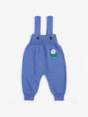 Stamp Bloom knitted overall - Purple