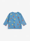 Mush Monster Duo all over T-shirt - Blue