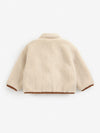 Pixel Abduction sheepskin reversible jacket - Brown