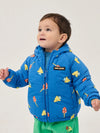 Mush Monster Duo all over reversible anorak - Blue