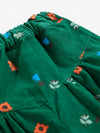 Blossom all over corduroy pants - Dark Green