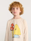 Mush Monster Duo T-shirt - Beige