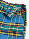 Tartan all over woven pants - Blue