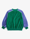 Color Block terry cloth sweatshirt - Green