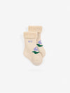 BC Stamp Bloom socks pack - Offwhite