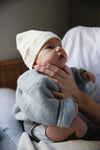 Gray Label Baby Beanie GOTS - קרם