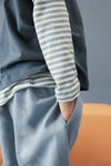 Gray Label Track Pants GOTS - Stone Gray