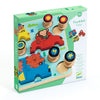 Djeco Wooden Puzzle & Colorful Rollers