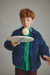 Organic Cotton Corduroy Jacket - Navy