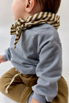 Gray Label Baby Dropped Shoulder Sweater GOTS - Stone Gray