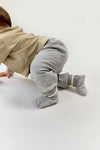 Gray Label Baby Booties GOTS - Gray Melange