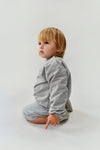 Gray Label Baby Dropped Shoulder Sweater GOTS - Gray Melange
