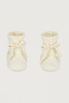 Gray Label Baby Booties GOTS - Cream