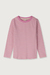 Gray Label L/S Tee GOTS - Bubblegum - Cream