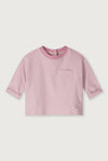 Gray Label Baby L/S Pocket Tee GOTS - Bubblegum - Cream