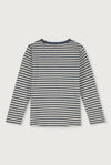 Gray Label L/S Tee GOTS - Blue Gray - Cream