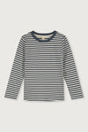 Gray Label L/S Tee GOTS - Blue Gray - Cream