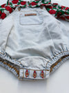 Baby Romper | Washed Light Blue Denim
