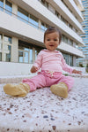 Gray Label Baby Collar Onesie GOTS - Bubblegum - Cream