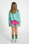 Shorts | Fuchsia & Green