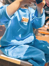 Organic Play Set — Long Sleeve + Pants in Blue