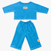 Organic Play Set — Long Sleeve + Pants in Blue